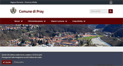 Desktop Screenshot of comune.pray.bi.it